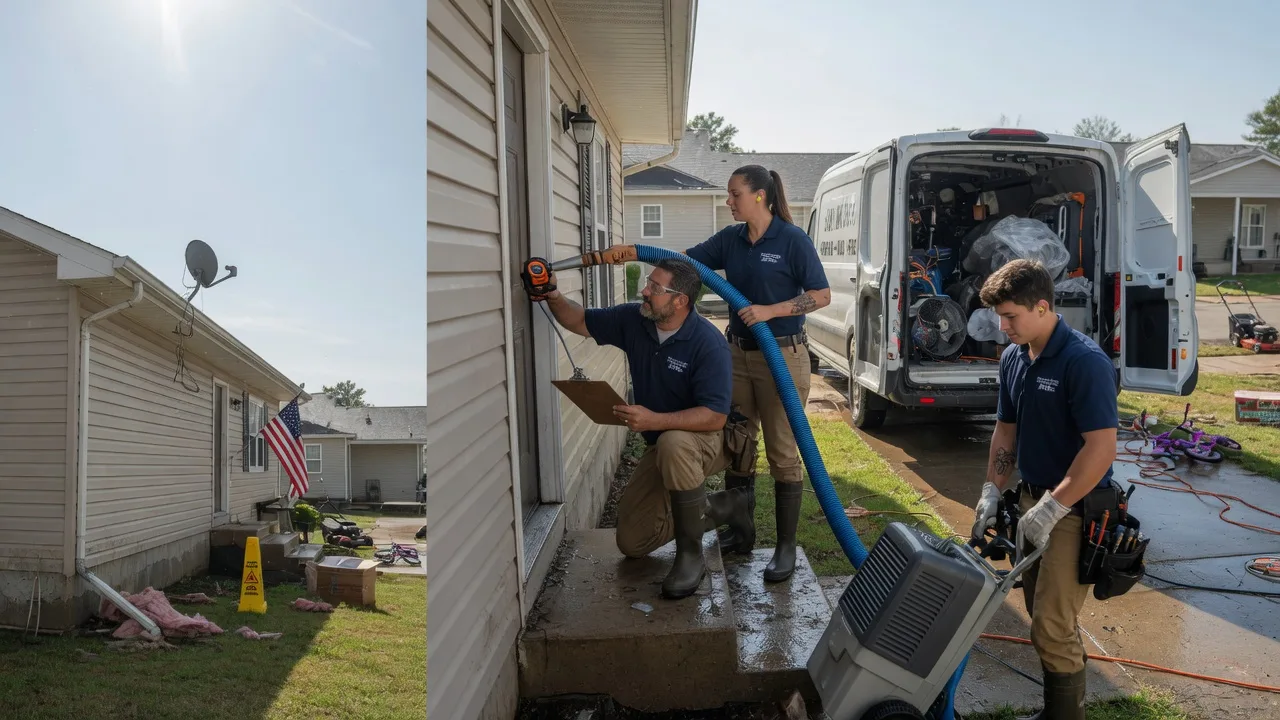 Ceiling Water Damage Restoration in Hindsboro, IL near me